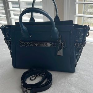 EUC Aqua Blue Swagger with Willow Details